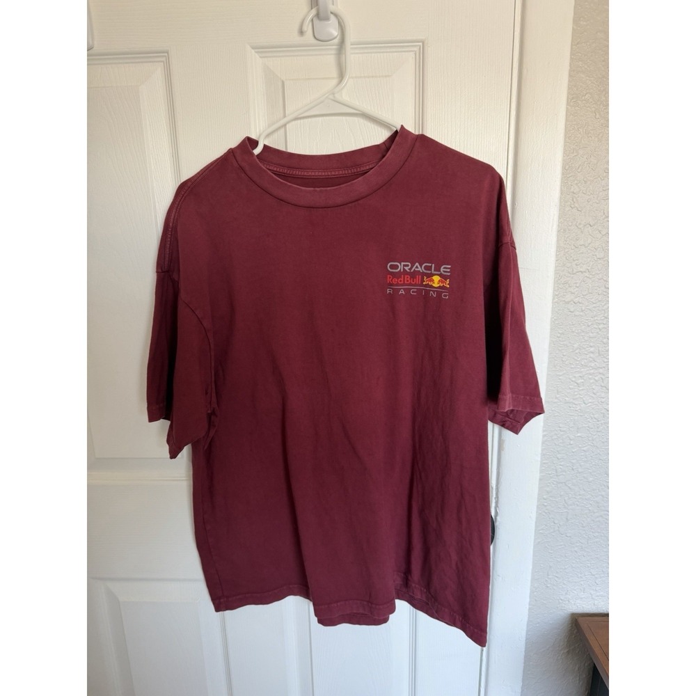 American Eagle Oracle Red Bull Racing F1 Burgundy Short Sleeve T-Shirt L/G